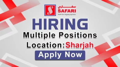 Safari Hypermarket Recruitment in Sharjah