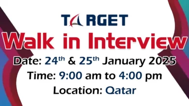 Target Engineering Walk in Interview in Qatar