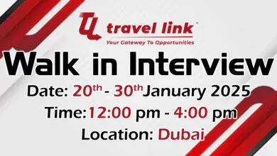 Travel Link Walk in Interview in Dubai