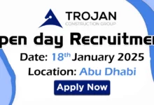 Trojan Construction Open Day Recruitment in Abu Dhabi