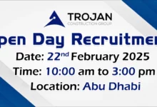 Trojan Construction Open Day Recruitment in Abu Dhabi