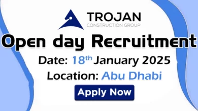 Trojan Construction Open Day Recruitment in Abu Dhabi