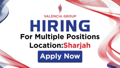 Valencia Cosmetics Recruitment in Sharjah