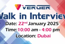 Verger Group Walk in Interview in Dubai