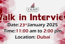 YKNP Walk in Interview in Dubai