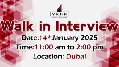 YKNP Walk in Interview in Dubai