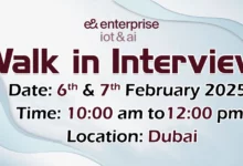 e& enterprise Walk in Interview in Dubai