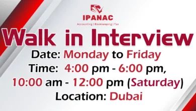 iPANAC Accounting Walk in Interview in Dubai