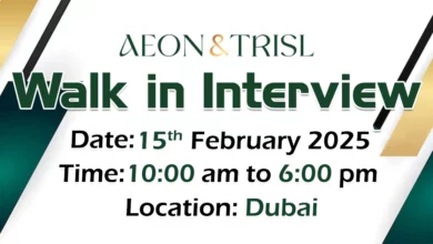 Aeon & Trisl Walk in Interview in Dubai