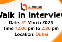 Al Bonian FM Walk in Interview in Dubai