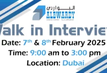 Albwardy Engineering Walk in Interview in Dubai