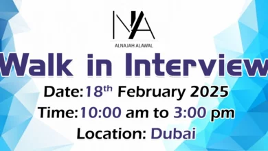 Alnajah Alawal Walk in Interview in Dubai