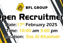 BFL Group Open Day Recruitment in RAK