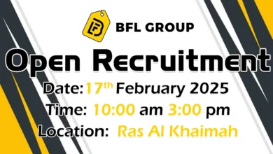 BFL Group Open Day Recruitment in RAK