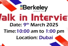 Berkeley Walk in Interview in Dubai