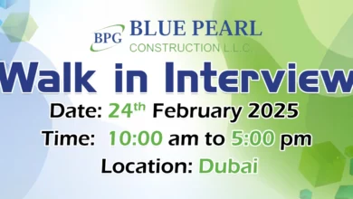 Blue Pearl Construction Walk in Interview in Dubai