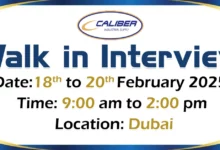 Caliber Industries Walk in Interview in Dubai