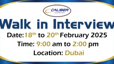 Caliber Industries Walk in Interview in Dubai