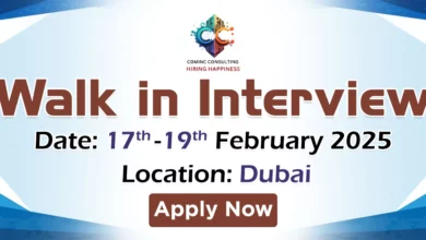 Cominc Consulting Walk in Interview in Dubai