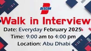 Descon Engineering Walk in Interview in Abu Dhabi