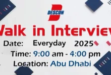 Descon Engineering Walk in Interview in Abu Dhabi