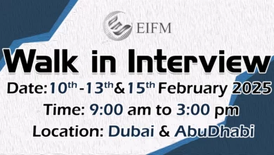 EIFM Walk in Interview in Dubai & Abu Dhabi