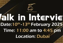 EvSye Facility Walk in Interview in Dubai