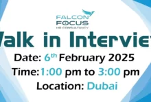 Falcon Focus Open Day Recruitment in Dubai