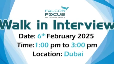 Falcon Focus Open Day Recruitment in Dubai