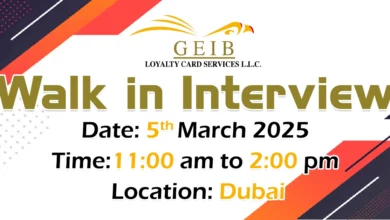 GEIB Loyalty Walk in Interview in Dubai