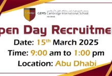 GEMS Open Day Recruitment in Abu Dhabi