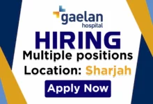 Gaelan Hospital Recruitments in Sharjah