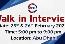 Global Empower Consultants Walk in Interview in Abu Dhabi