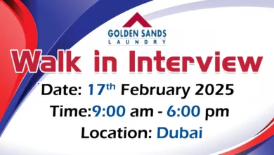 Golden Sands Laundry Walk in Interview in Dubai