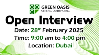 Green Oasis Contracting Open Interview in Dubai