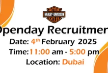 Harley Davidson Open Day Recruitment in Dubai