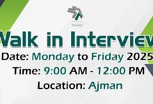 Injaaz FM Walk in Interview in Ajman