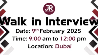 JR Interiors Walk in Interview in Dubai