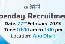 Khidmah Open Day Recruitment in Abu Dhabi