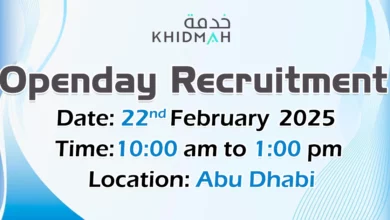 Khidmah Open Day Recruitment in Abu Dhabi