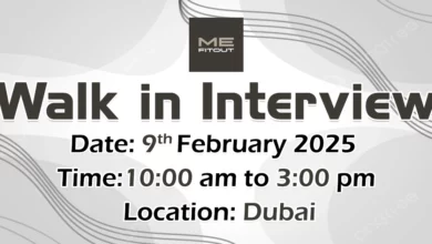 ME Fitout Walk in Interview in Dubai