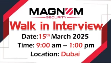 Magnum Security Walk in Interview in Dubai