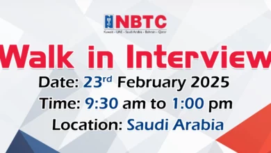 NBTC Group Walk in Interview in KSA