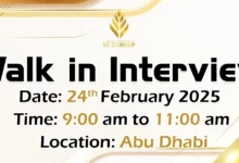 NCC Holding Walk in Interview in Abu Dhabi