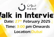 Noon Minutes Walk in Interview in Dubai