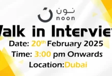 Noon Minutes Walk in Interview in Dubai