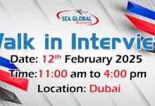 Sea Global Migration Walk in Interview in Dubai