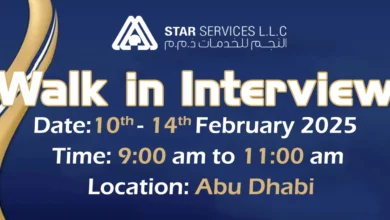 Star Services Walk in Interview in Abu Dhabi