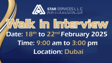 Star Services Walk in Interview in Dubai