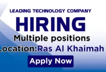 Technology Company Recruitments in Ras Al Khaimah